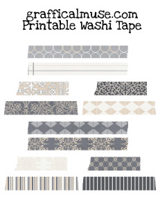 Free Printable Washi Tape