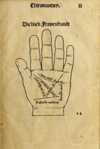 Vintage Palmistry Illustration