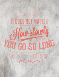 Free Printable Typographic Poster - Motivational