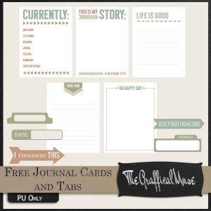 Journaling Cards and Tabs 