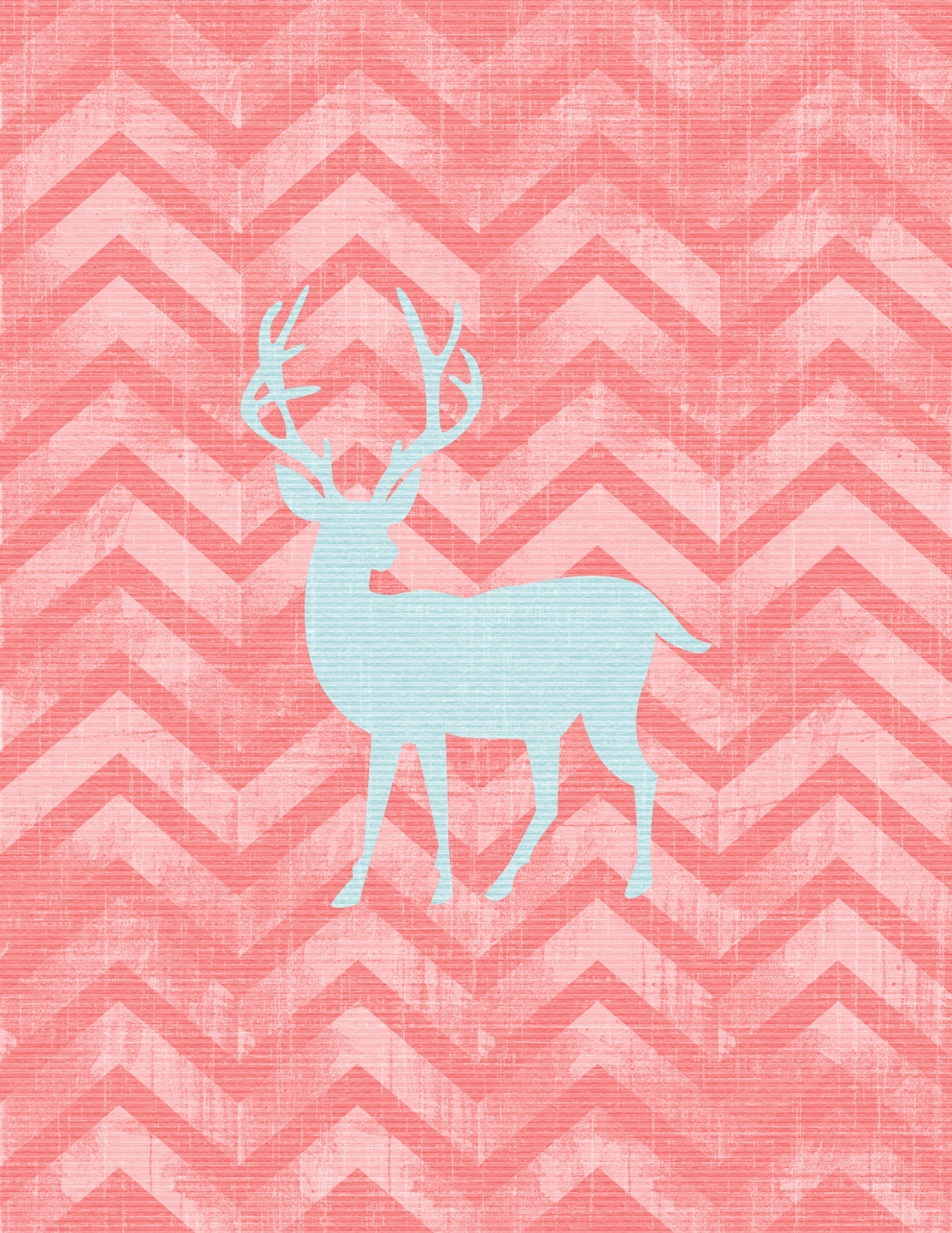 Free Printable Deer Wall Art & Fabulous Friday - The Graffical Muse
