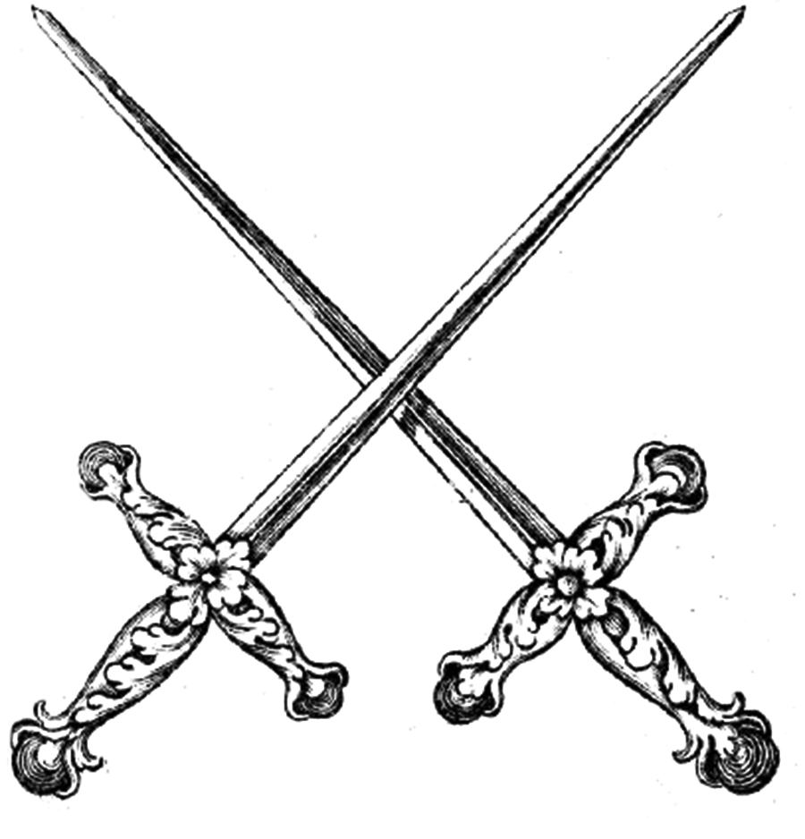 free clipart crossed swords - photo #8