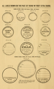 Vintage Pharmacy Labels