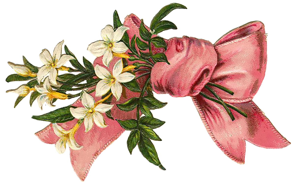 free victorian flower clip art - photo #2