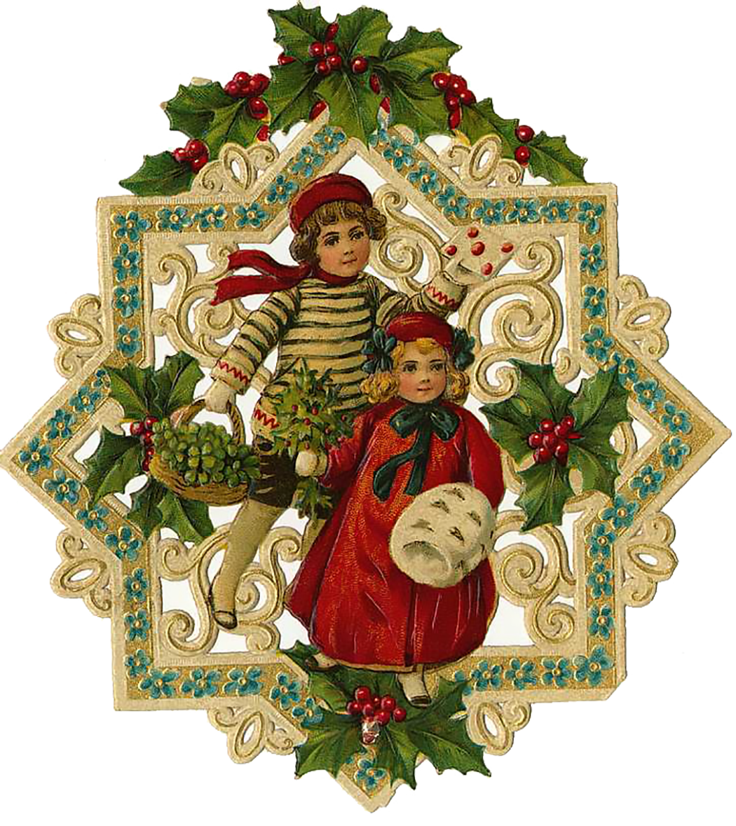 free victorian christmas tree clip art - photo #6