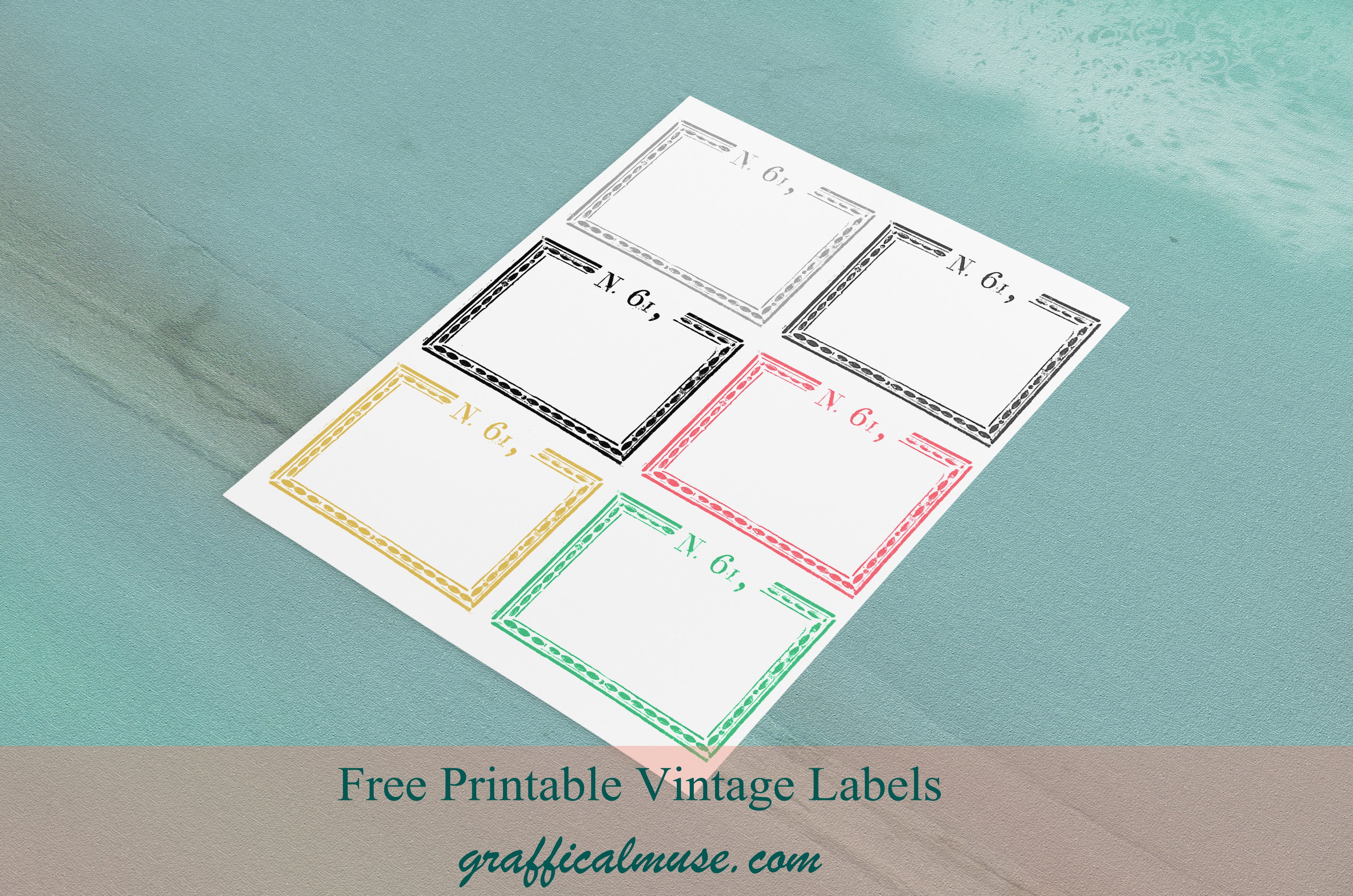 Free Printable Vintage Labels