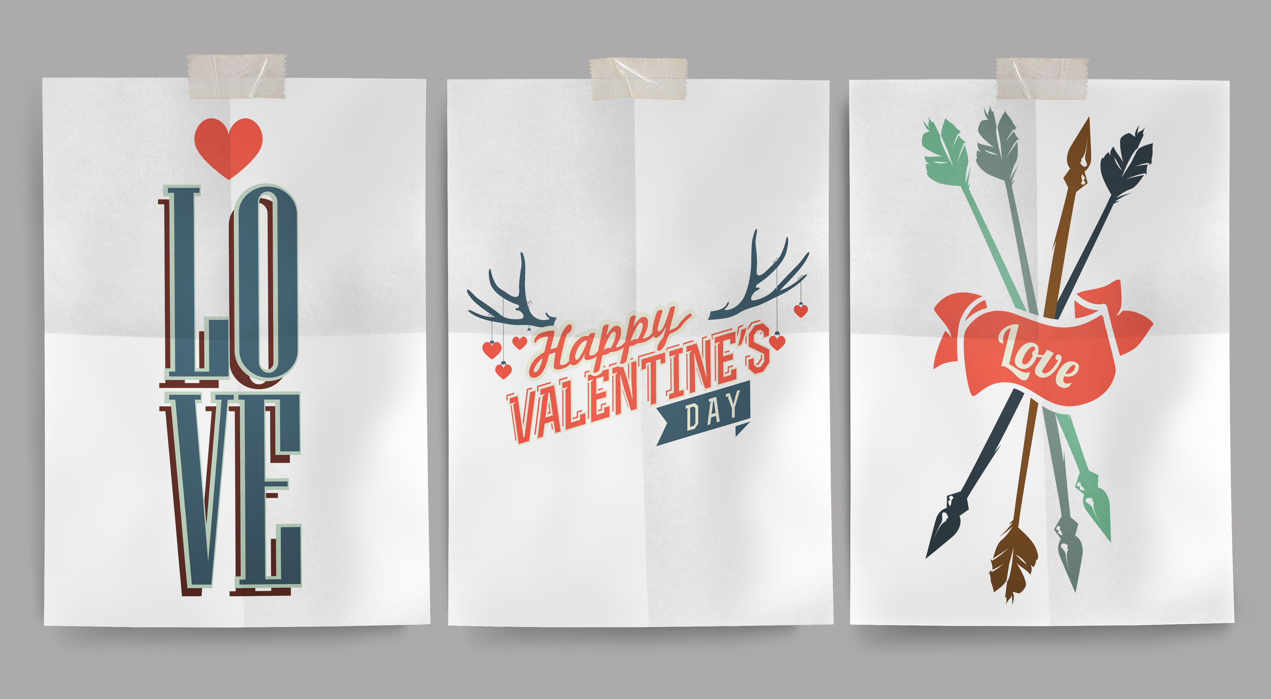 Free Printable Valentine's Day Wall Art Posters