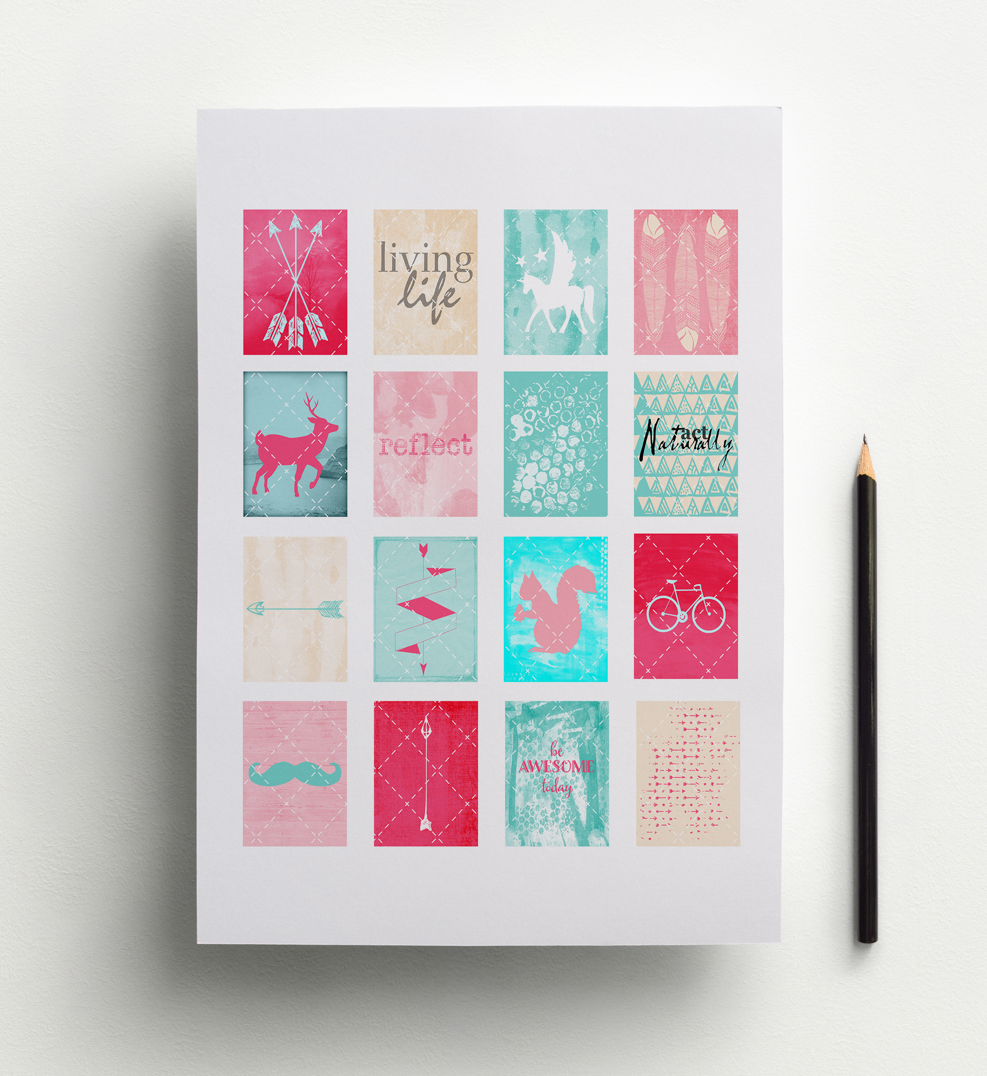 Motivational Stickers - Pink Lemonade - Planner Printables